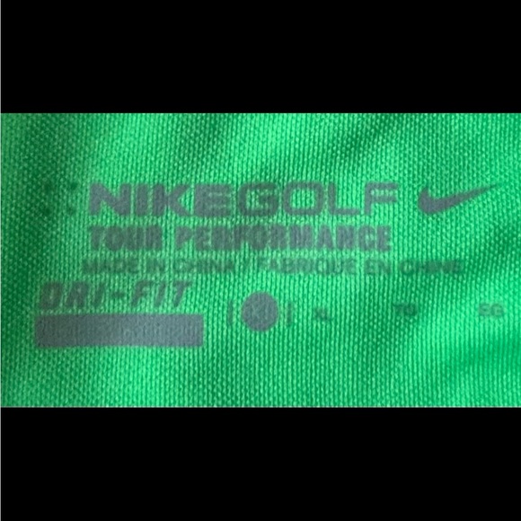 Nike Golf Polo Lime Green Shirt with embroidered Horse Head - Picture 2 of 10